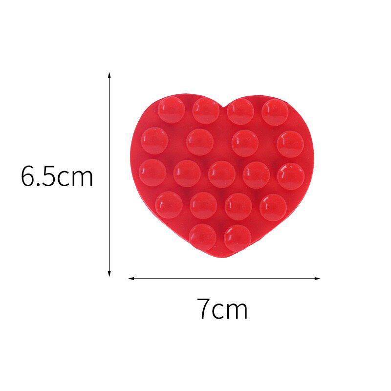 1Pc Backed Adhesive Sucker Pad For Fixed Pad Double Side Silicone Suction Pad For Mobile Phone Fixture Suction Cup