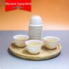 ZISIZ Rice Husk Disposable Kung Fu Tea Cup