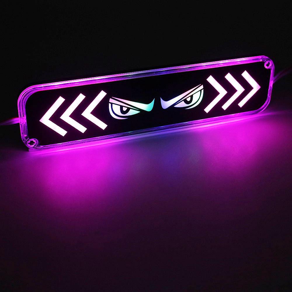 

1pcs Led Module Devil Demon Eye Strobe Warning Light with indicator light for Car Motorcycle рожевий