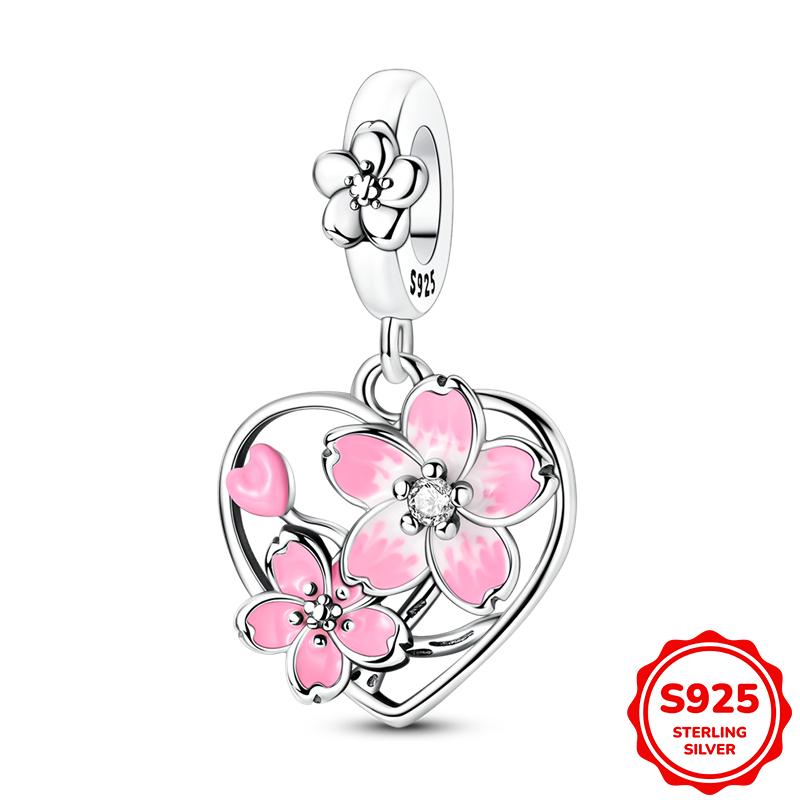 New Original Copper Animal Pendant Charm Beads Fits 3Mm Bracelet Necklace For Women Luxury Diy Jewelry Making