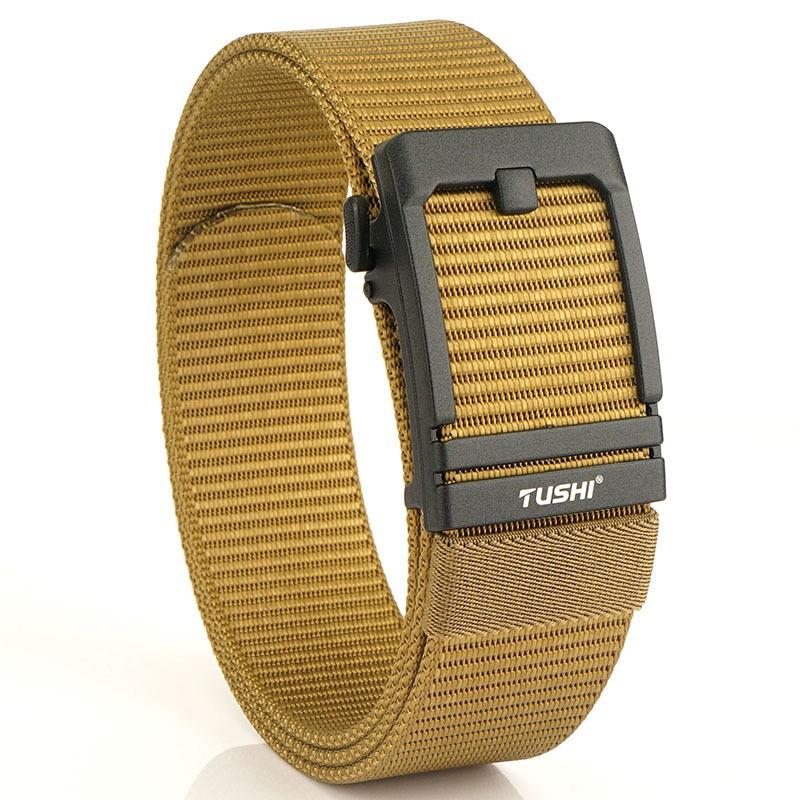 

Belt Men s Students Automatic Buckle All-match Canvas Nylon Casual Overalls 120cm