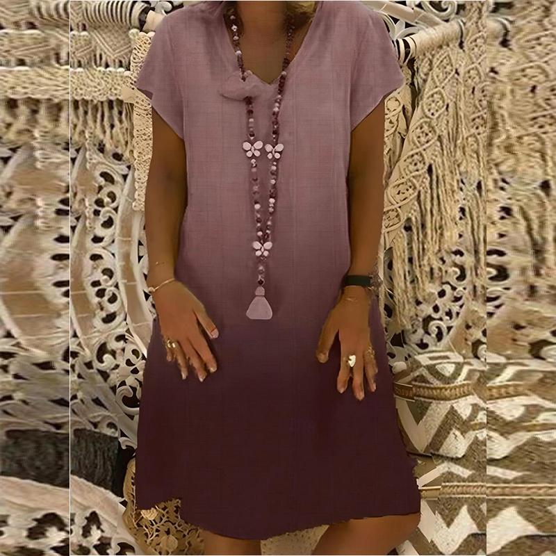 Rochii de seară pentru femei, cu imprimeu retro, elegante, de vară și primăvară, cu mânecă scurtă, cu guler îngust, casual