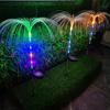 2 piezas de luces solares para césped con forma de medusa, energía solar, impermeables, para jardín, patio, decoración, lámparas de paisaje, suministros de iluminación