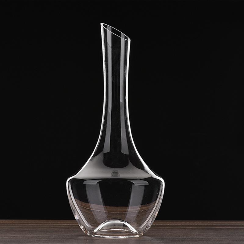 Red Wine Decanter with Big Belly, Lead-Free Crystal Glass, Wine Separator, Practical Pourer Tool, Family Bar, Practical, 1500ml