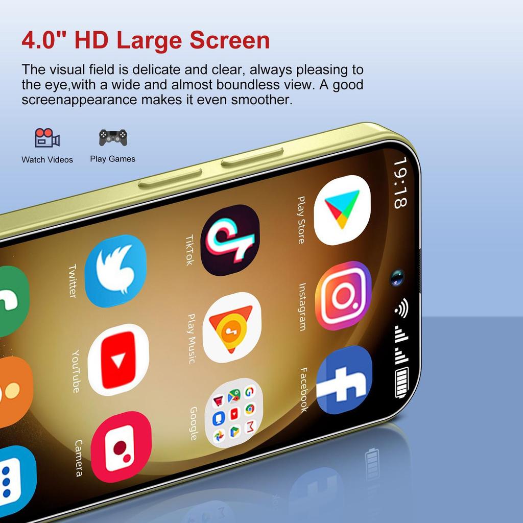 S25 Ultra Mini Dual SIM Android Phone with Touchscreen, Ideal Student Backup.