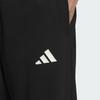 adidas FW24 Logo Knit Tracksuit Comfortable Versatile Wide Leg Knit Sports Pants Men Bottoms Black JM3404