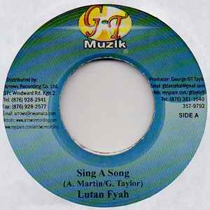 

7inch Record LUTAN FYAH - Sing A Song NONE G-T Muzik Jamaica Reggae, Ska & Dub Used