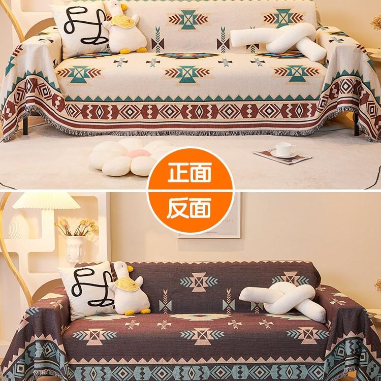 

Универсальная подушка для дивана на все сезоны, нескользящее покрывало-полотенце, простое полотенце для всего дивана, чехол-покрывало с полной защитой, ткань-покрывало 180 * 340 [full cover of three-person sofa]
