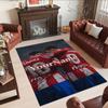 Atletico Madrid Customized Name Carpet Perfect for Foyer Game Room Balcony Dormitory Antislip Carpet Anime Office Decor Gift for Festivals
