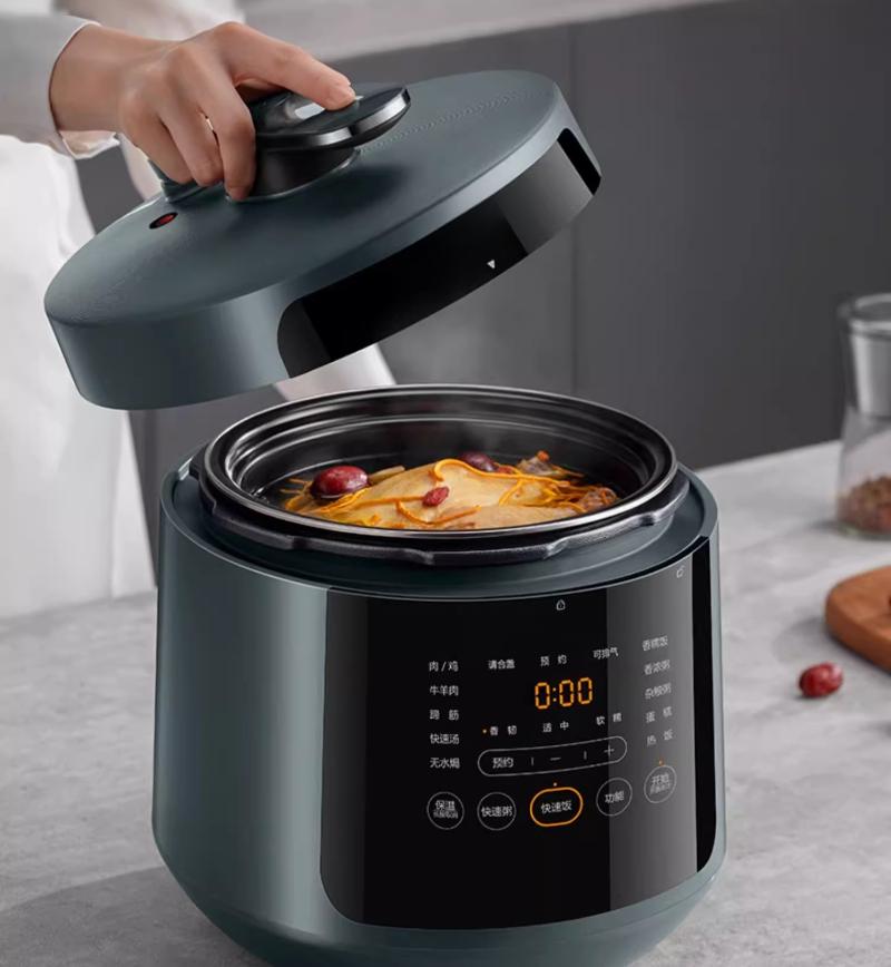 220V Electric Pressure Cooker 5L Reservation Rice Cooker Double Pot Steaming And Cooking Fully Automatic Multifunctional