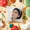Star H-Hwang Hyunjin Pillow Case Plush Fabric Soft Double-Sided Printed Sofa Warm Winter Home Gift Cushion Cover