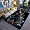 Anime Krijger met Zwaard Tapijt geschikt als antislipmat voor de woonkamer of slaapkamer bank
