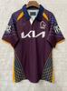 NRL Warriors Broncos Fiji Rabbit Jaguar Short Sleeve Rugby Jerseys Training Suit