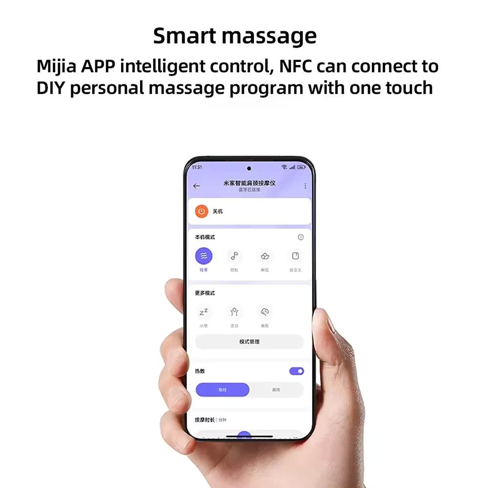 New MIJIA Smart Shoulder and Neck Massager SPA-level Compress Shoulder and Neck Massager For Mi Home App -CN
