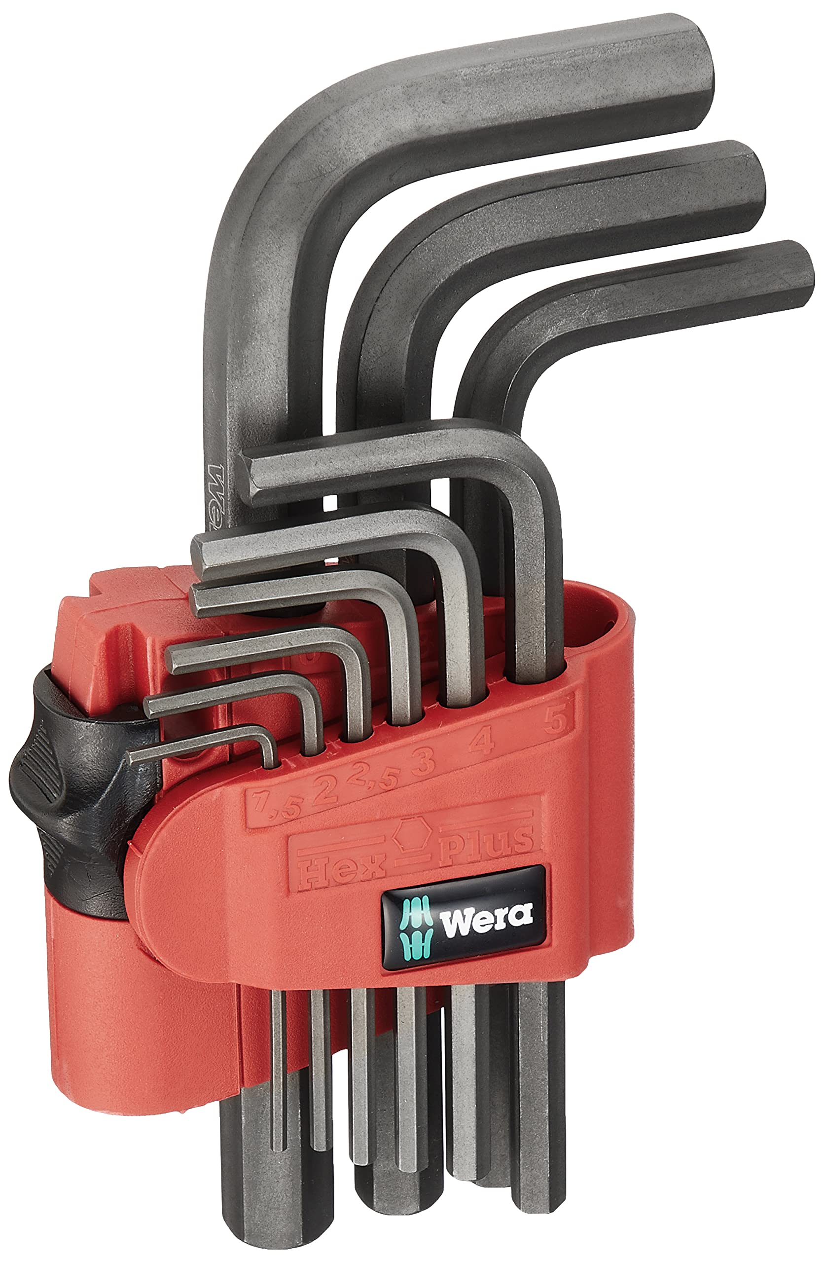 

Набор шестигранных ключей Wera 021737 950/9BMN чёрный