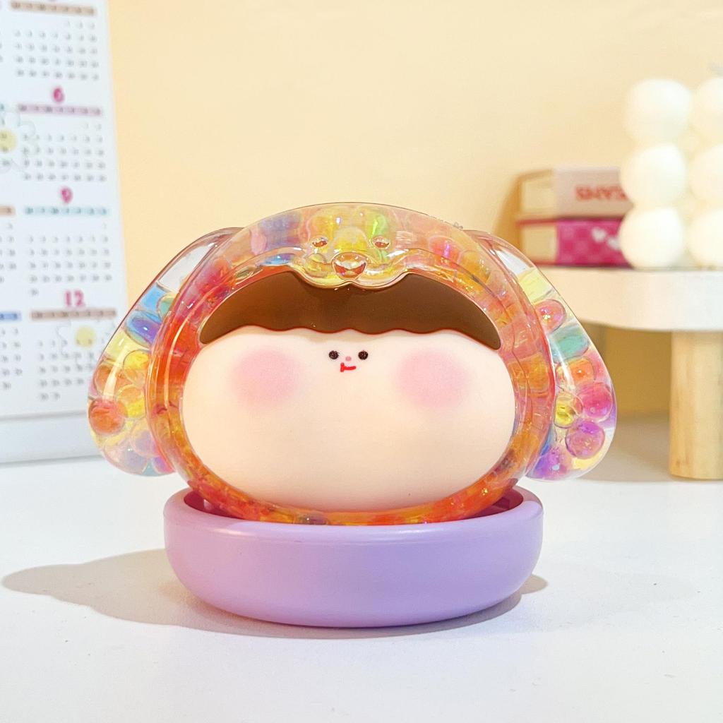 Douyin Style Lilith Dog Head Cartoon Glitter Ornaments Blind Box