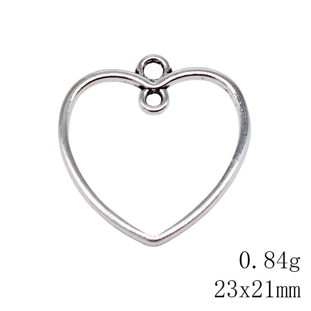Valentine's Day Accessories Women Water Drop Moon Connector 2 Hole Pendants For Earring Accessories Parts Cheap Cute Stuff Accessory Parts