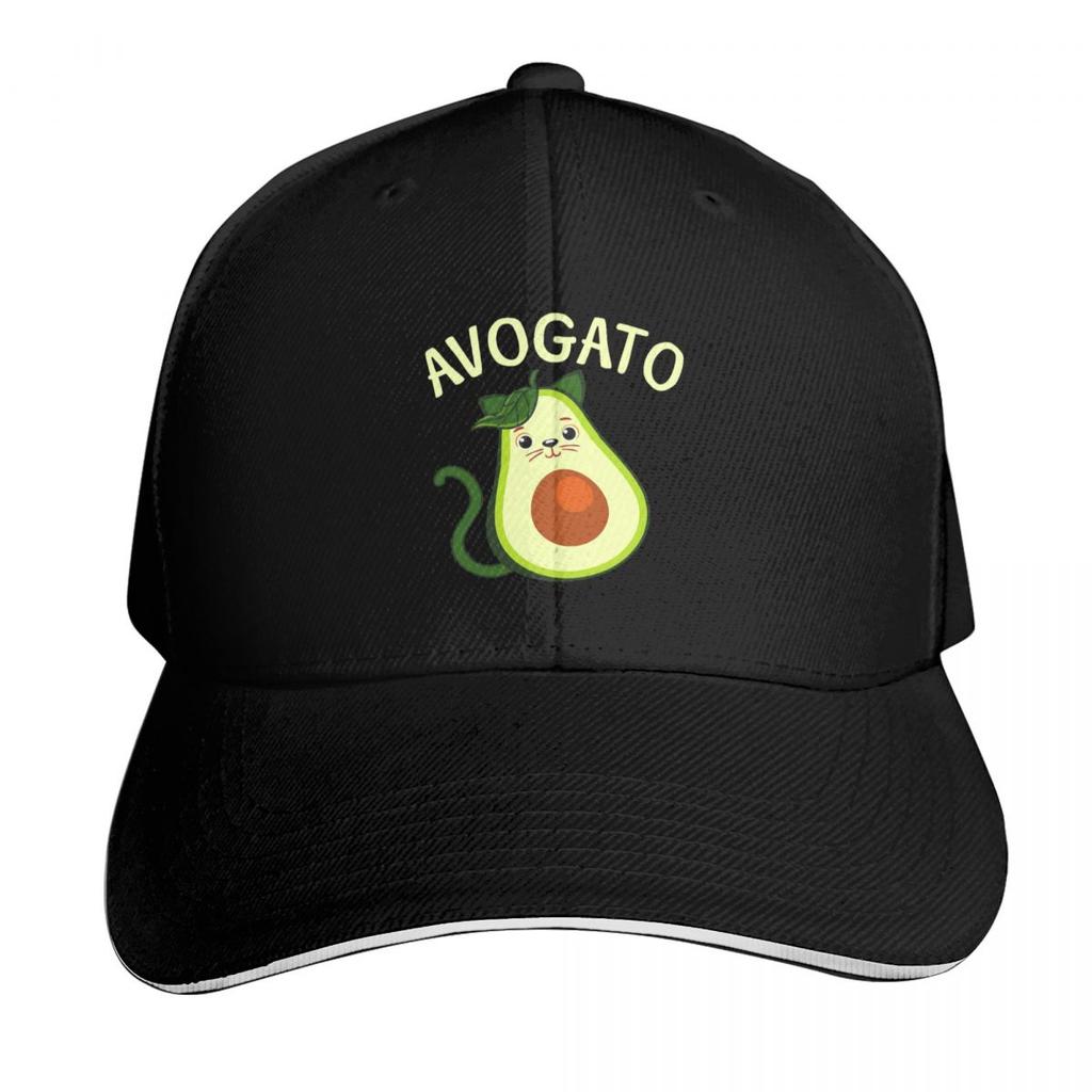 Avogato Cat Cute And Funny Aguacate Gato Cap Fashion Casual Baseball Caps Adjustable Hat Hip Hop Summer Unisex Baseball Hats
