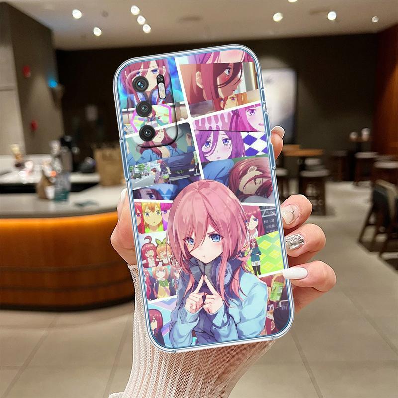 RE47 Nino Miku Itsuki Nakano Transparent Phone Case for Motorola Moto G7 G8 G9 G84 G85 G73 G24 G15 Z2 Play Power Plus