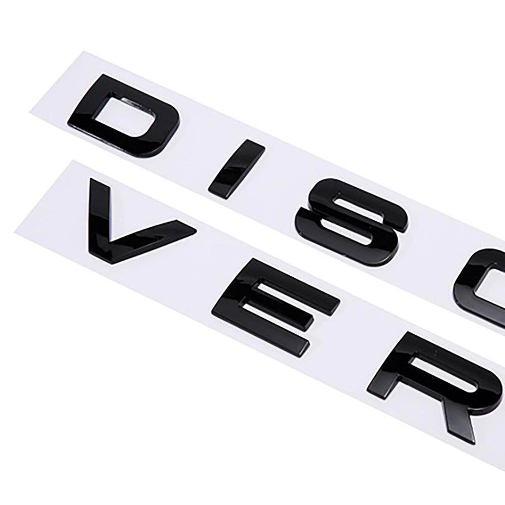 

Для DIS COVERY капот задний багажник логотип наклейка круглый шрифт буква эмблема значок автомобильный стилист аксессуары DISCOVERY hood чёрный