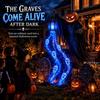 Luce Giardino Animata Falce Fauchard, Luce Giardino Halloween Mietitore di Anime, Decorazione Giardino Halloween con Fantasma Luminoso e Lanterna