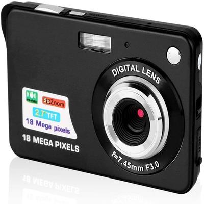 18mp Digital Camera 2.7 Inch Tft Screen Cmos Anti-shake 8x Digital Zoom Cam Digital Video Gift Camcorder