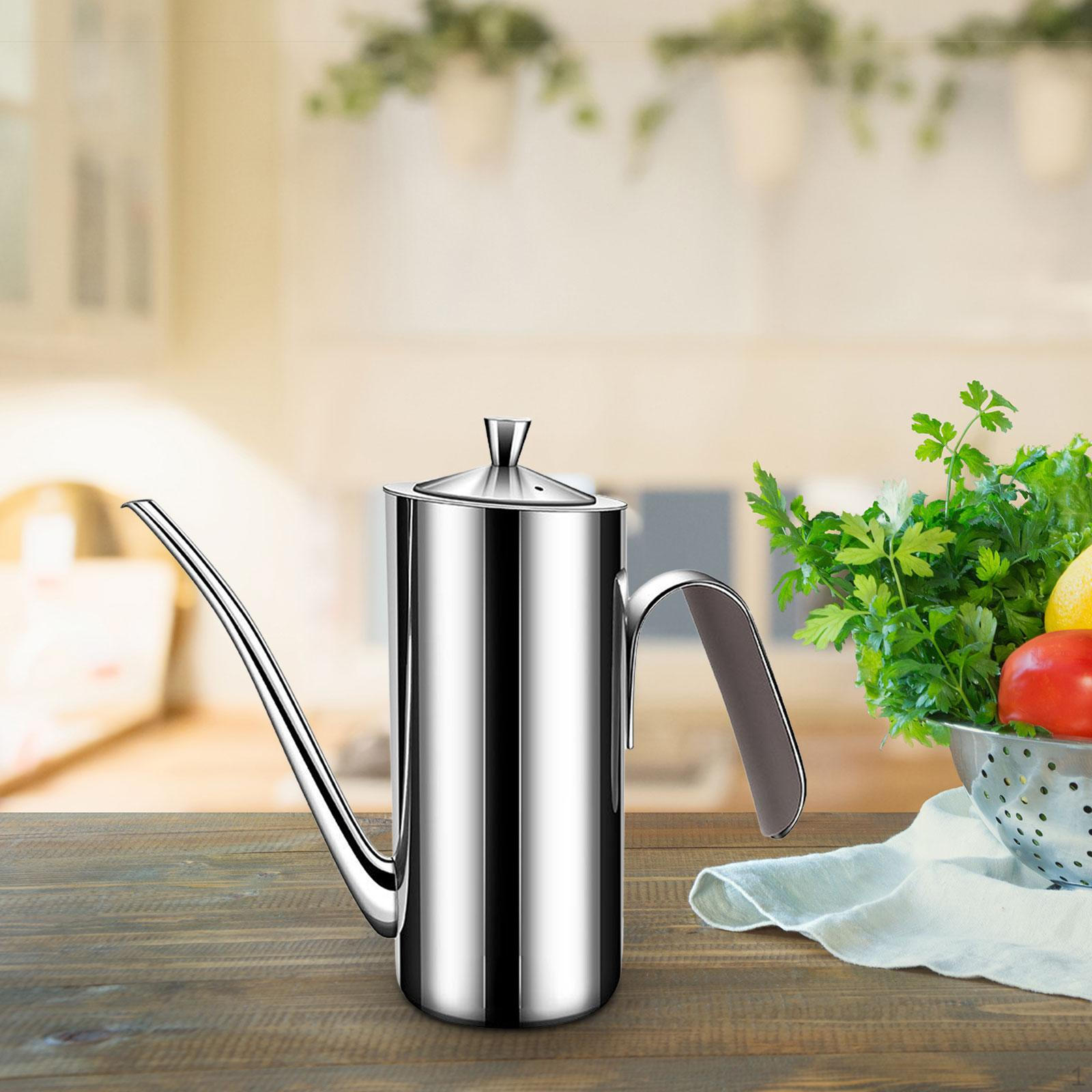 

Kitchen Oil Dispenser And Vinegar Pourer with Long Spout for Easy Use 500ml