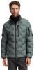 Winter Jacket Tom Tailor Hybrid Quilted Jacket with Detachable Hood Washed Jasper Green