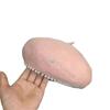 Warm Plain Cap Retro French Artist Hat Fashion Winter Wool Berets Hat  for Women