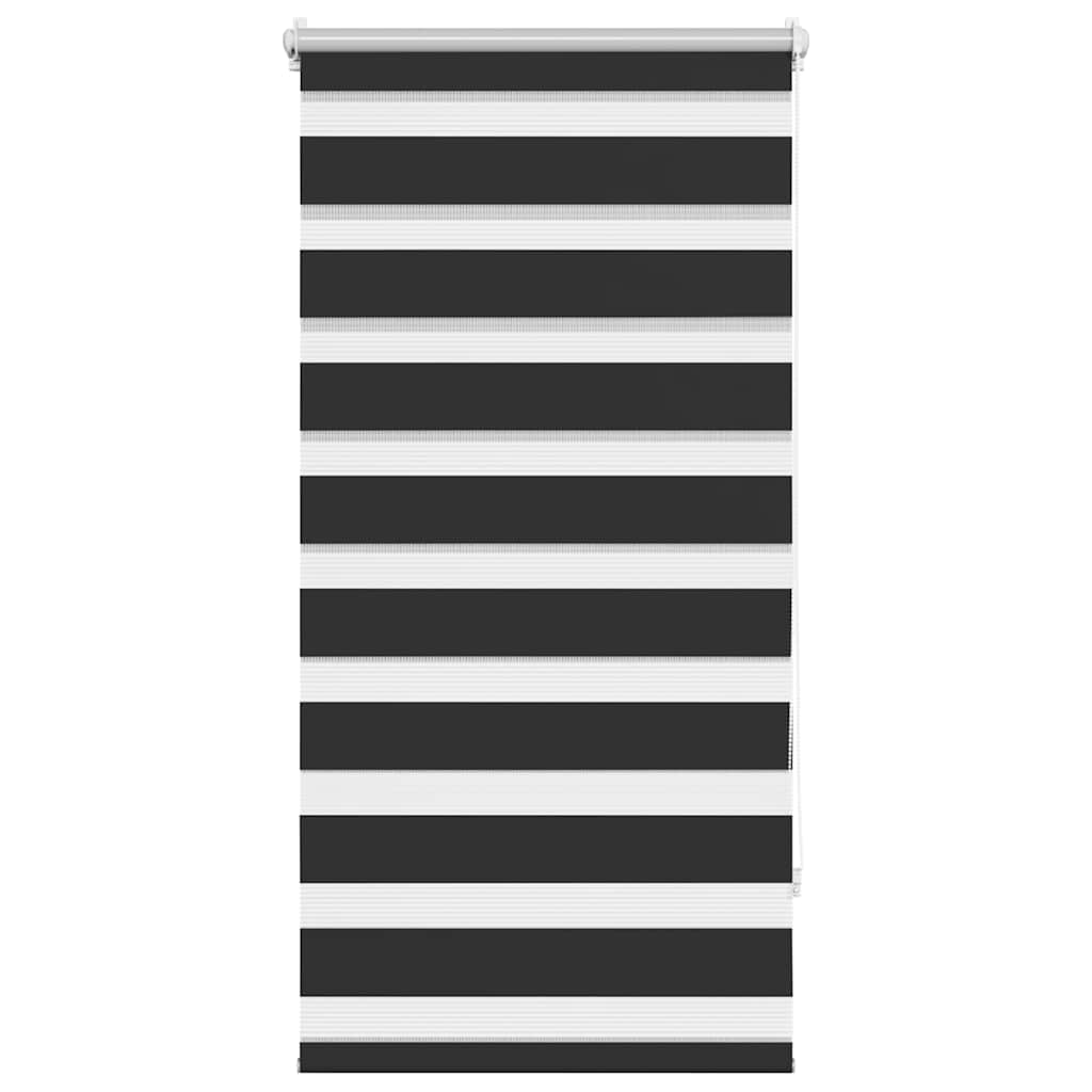 Roleta Zebra 80 X 150 Cm Czarna