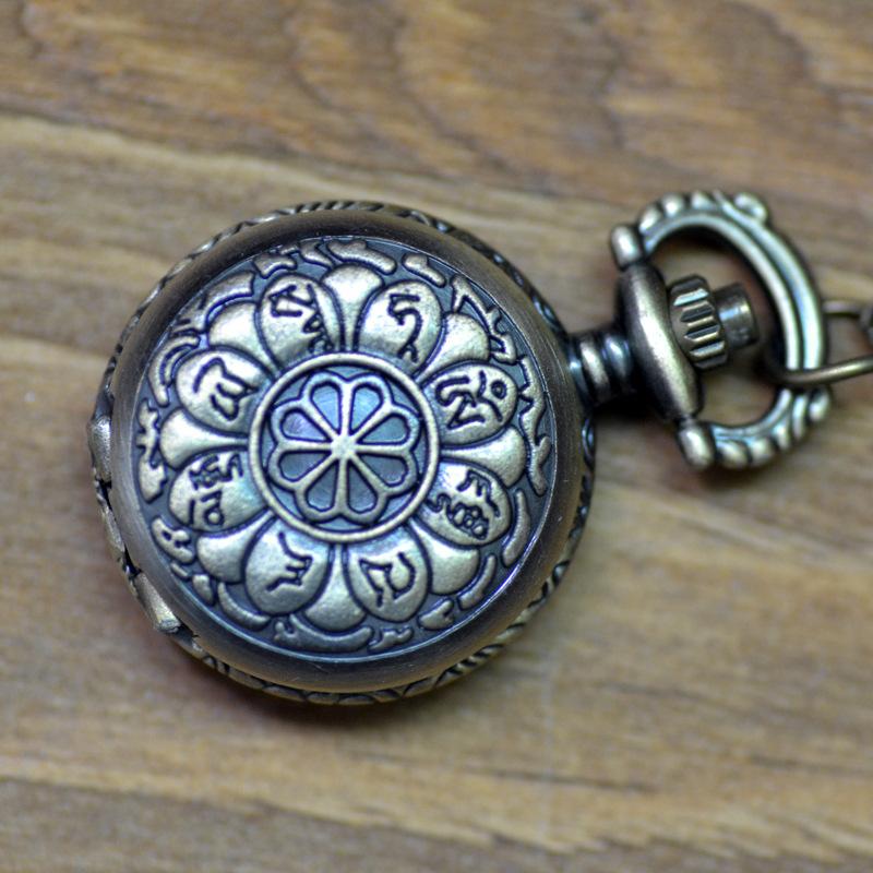 Retro Pocket Watch Men's and Women's Necklace Watch