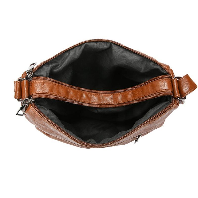 Multi Layer Minimalist Single Shoulder Diagonal Bag