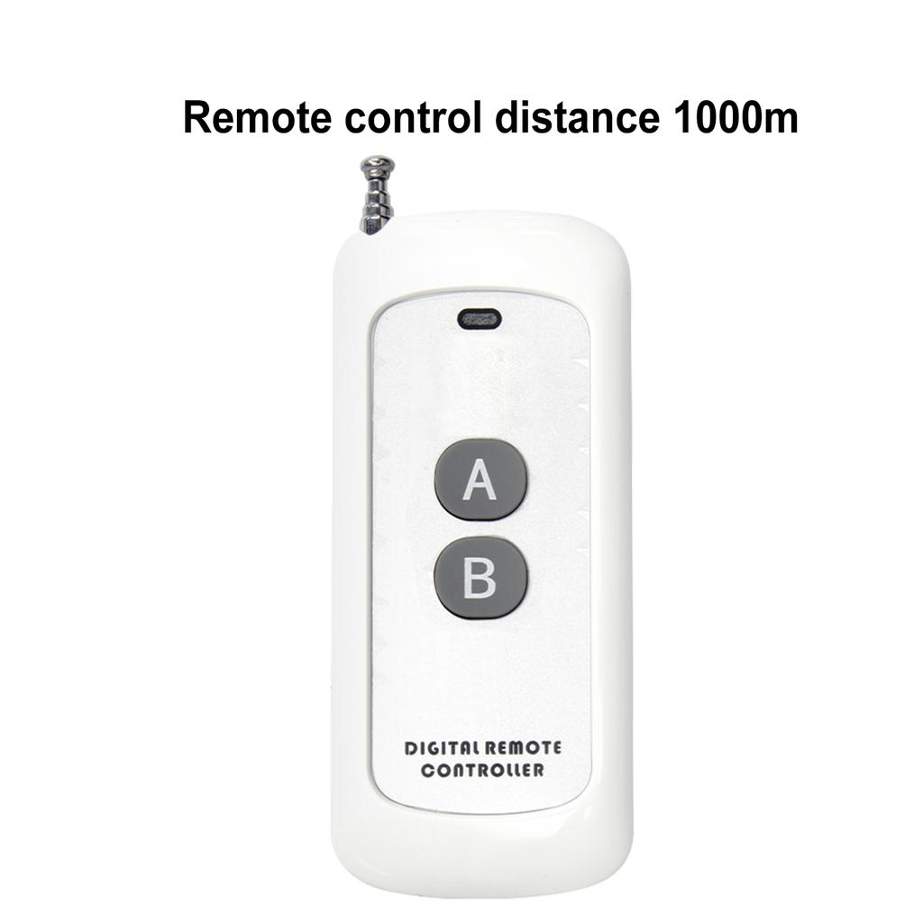 QIACHIP 433MHz Wireless Remote Control Switch 2CH DC 12V 24V 30V 48V 60V Receiver Relay RF Transmitter For Garage Door Light