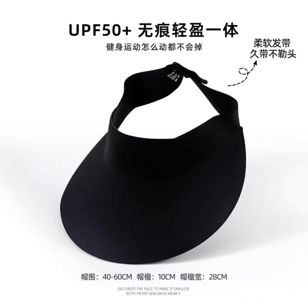Hut Spurloser Sonnenschutzhut Damen Sommer UV-Schutz Sonnenhut Outdoor Reiten Laufen Leerer Oberteil Sonnenhut Faltbar