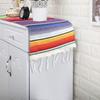 Mexican Style Table Runner, Cotton Weave Washable Dining Runners Decoration 35 X 213cm (4-d-w)