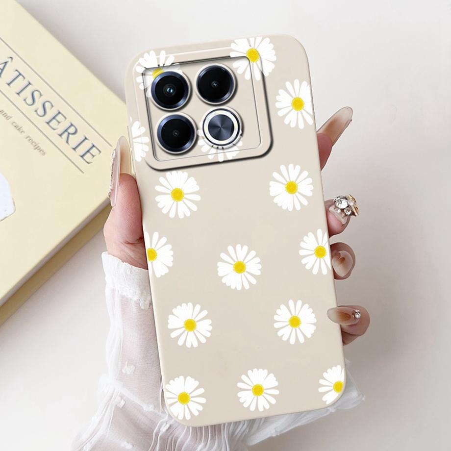 Für Infinix Note 40 5G X6852 Handyhülle Silikon Weiche Rückabdeckung Für Infinix Note40 X6851 Bumper Drachen Katze Blume Schmetterling Tasche