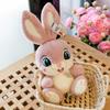 Long Ears Sweet Rabbit Plush Toys Grinning Rabbit Pillow Office Companion Doll Home Decoration