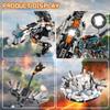 MOC Horizons West Storm Bird Dinosaur Building Blocks Zero Dawned Mechanical Slaughterspine Monster Bricks DIY Toy Birthday Gift