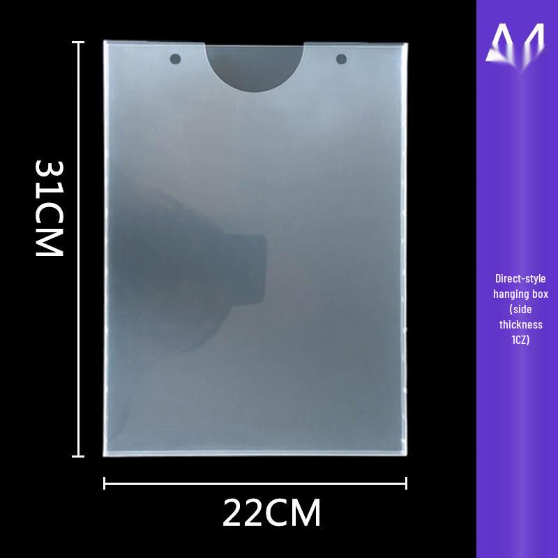 A4 Wall-Mount Plastic File Holder