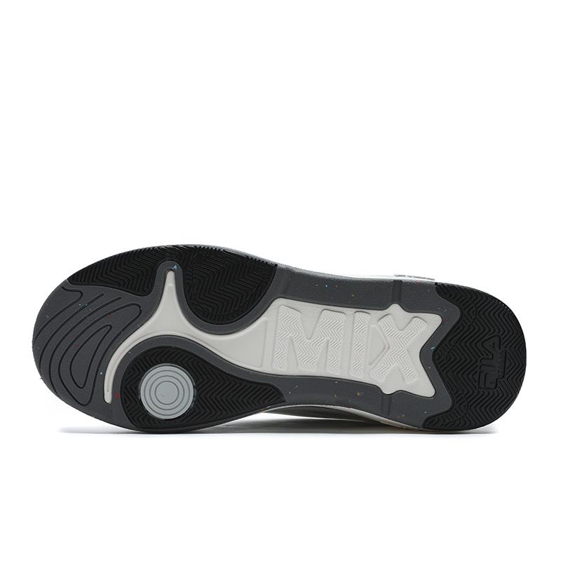 Fila Mix 2 Comfortable Fashion Versatile Low-Top Sneakers Men Sneakers Gray White F12M442205FIW