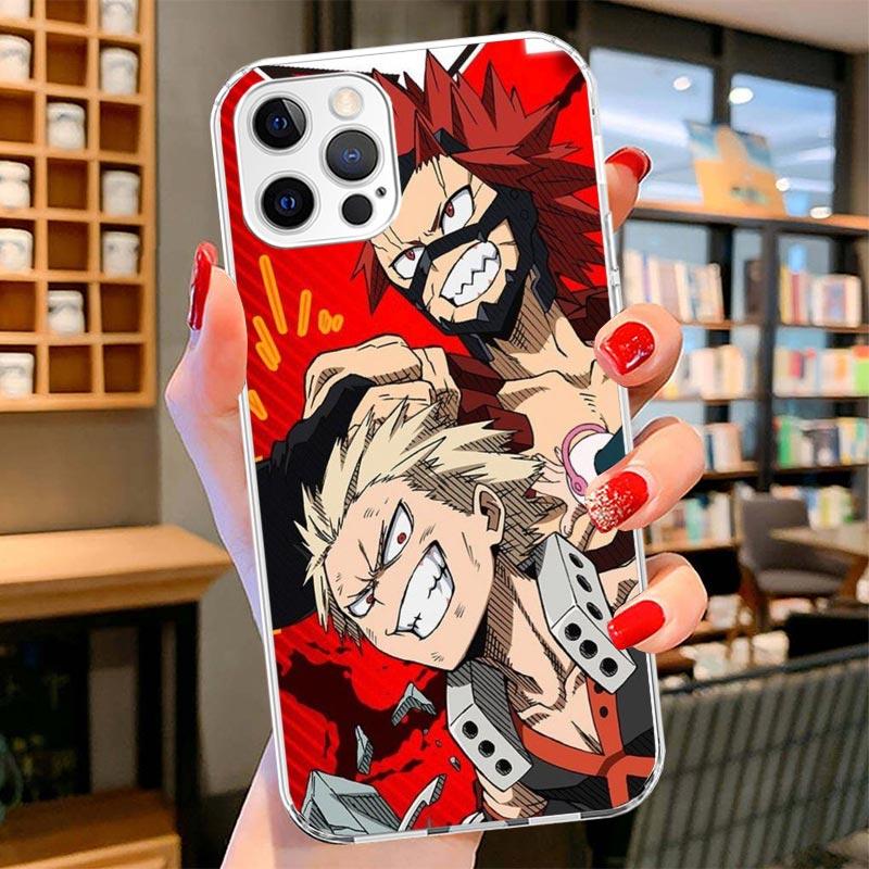 My Hero Bakugou Katsuki Cover Phone Case For iPhone 16 17 Air 15 14 Pro Max 16E Phone Case 13 Mini 12 11 7 SE 8 Print Pattern Fi