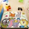 Disney Cartoon Doormat Mat Cute Front Door Rug Home Decoration Foot Pad Living Room Entrance Carpet Rug Color Room Decoration