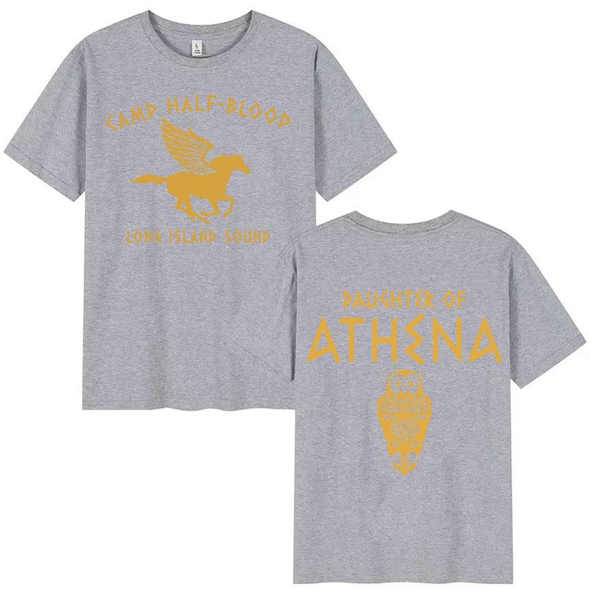Percy Jackson Camp Half Blood Long Island Sound T Shirts Men Women Summer Fashion T-shirt Harajuku Cotton Short Sleeve T-shirts