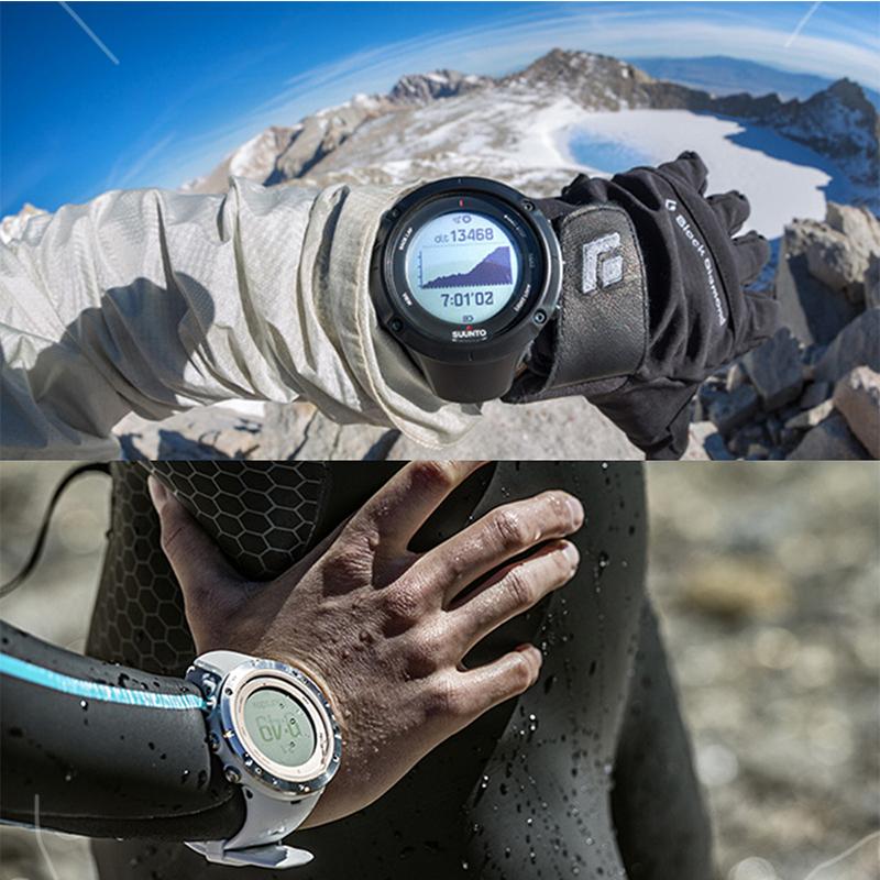 Rubber Watch Band For Suunto Ambit 3 Peak Ambit 2 2R Men's Silicone Waterproof Strap Bracelet Replacement Watch Accessories