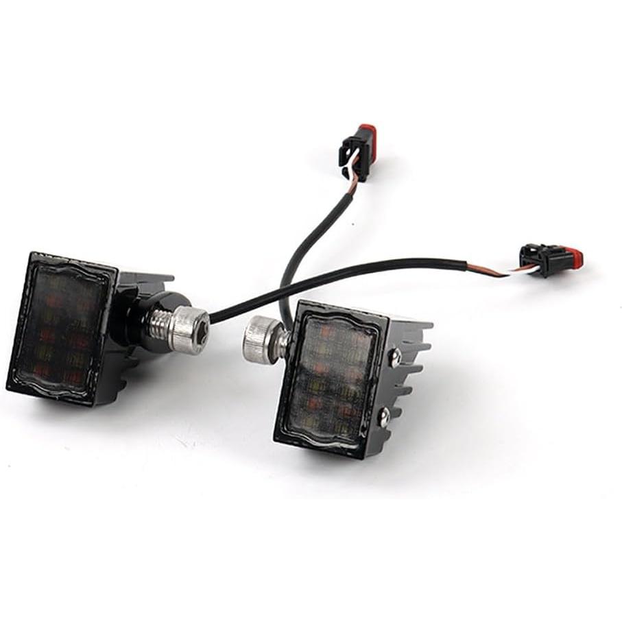 Accessories Front Turn Signal Fit For Halrey Softail Low Rider ST FXLRST 117 2022-2025,for Softail Low Rider El Diablo FXRST 2022 foglight Amber turn