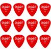 Dunlop 486pk-h Gels Red Heavy Pack of 12 Picks