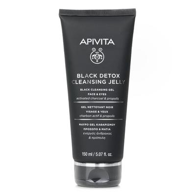 APIVITA Black Detox Cleansing Jelly for Face and Eyes