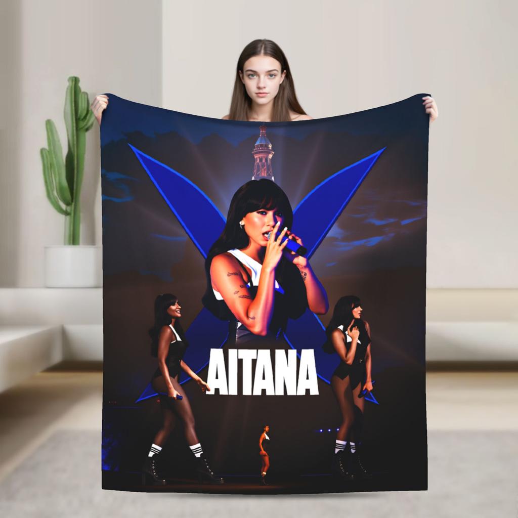 Aitanaed Sänger Decke Spanische Kunst Warme Weiche Ästhetische Plüschdecke Für Draußen Reisen Flanell Tagesdecke Bettbezug
