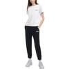 FILA Logo Print Solid Color Round Neck Casual American Vintage Short Sleeve T-Shirt Women Tops White F11W329111F-WT