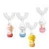 Children's U-Shaped Toothbrush, Ages 1-12, Soft Bristle Silicone, Cartoon Puppy Design, Individually Packaged